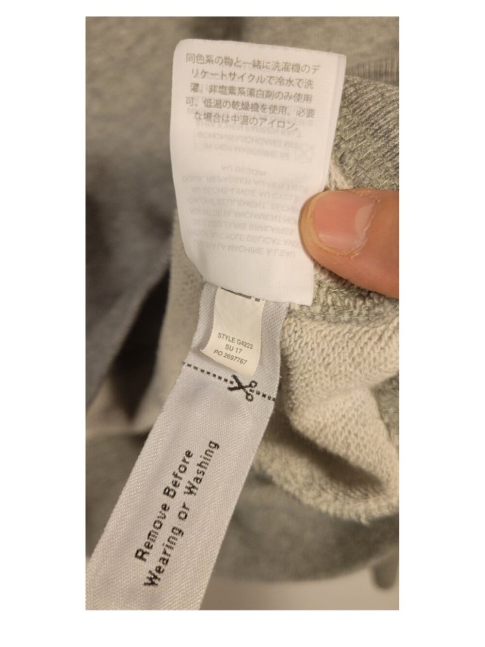 J. Crew Vintage Fleece Heather Gray Sweatshirt Embroidered Lighthouses Size L - Picture 7 of 7